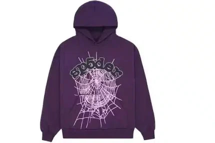 Purple Sp5der Web Hoodie