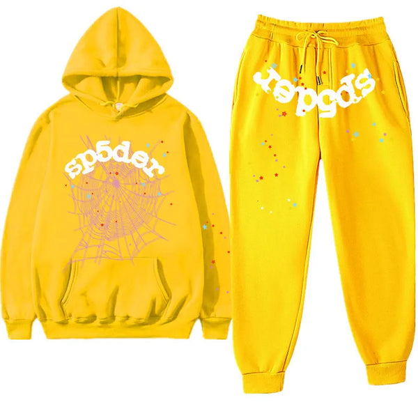 Yellow Sp5der Tracksuit